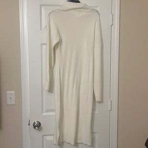 Cream MIDI Sweater Dress